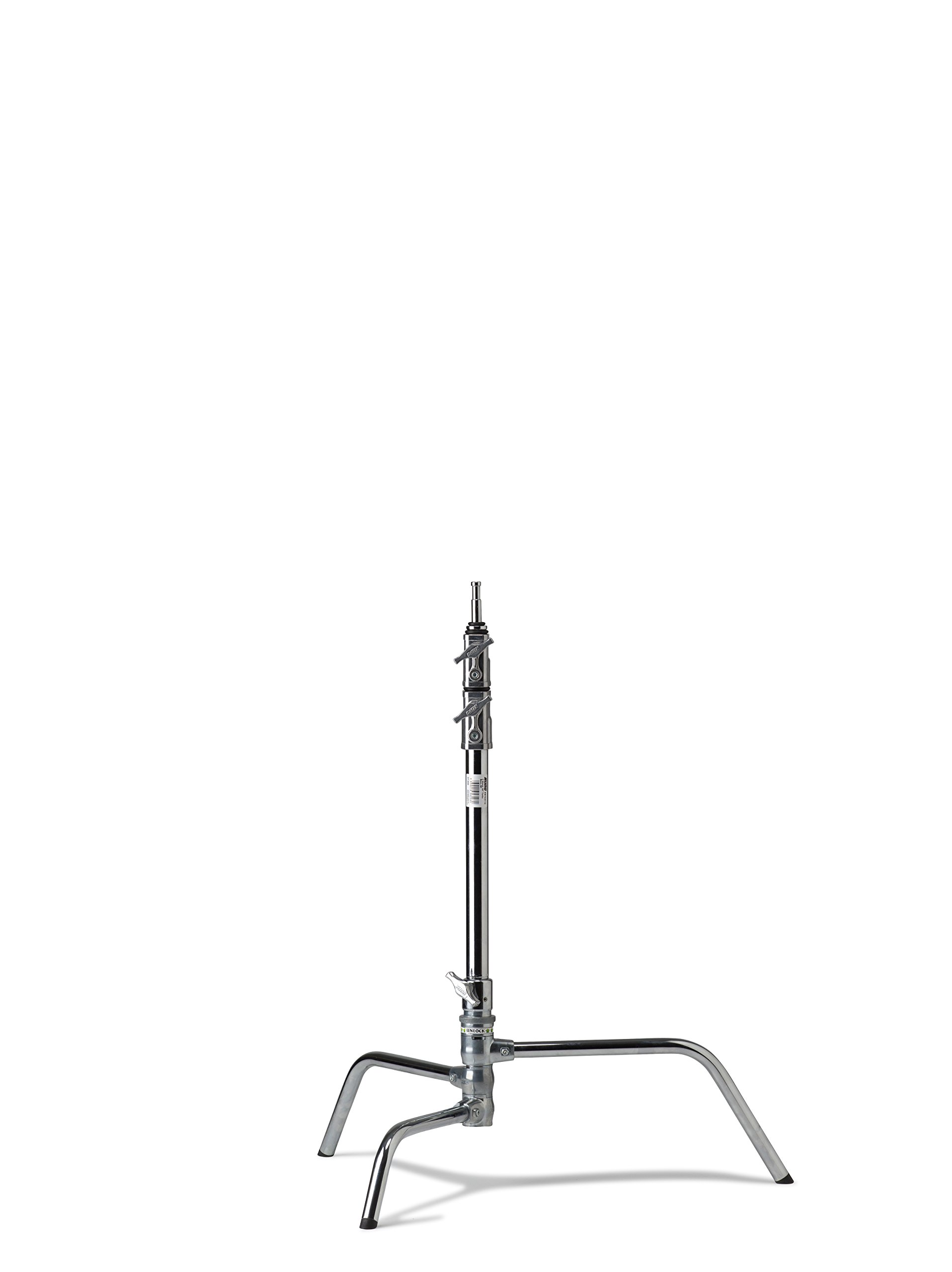 Kupo 20in Heavy Duty Master C-Stand with Turtle Base - Silver (KS704112) - Perfect for Photography, Video & Studio Lighting Equipment Support