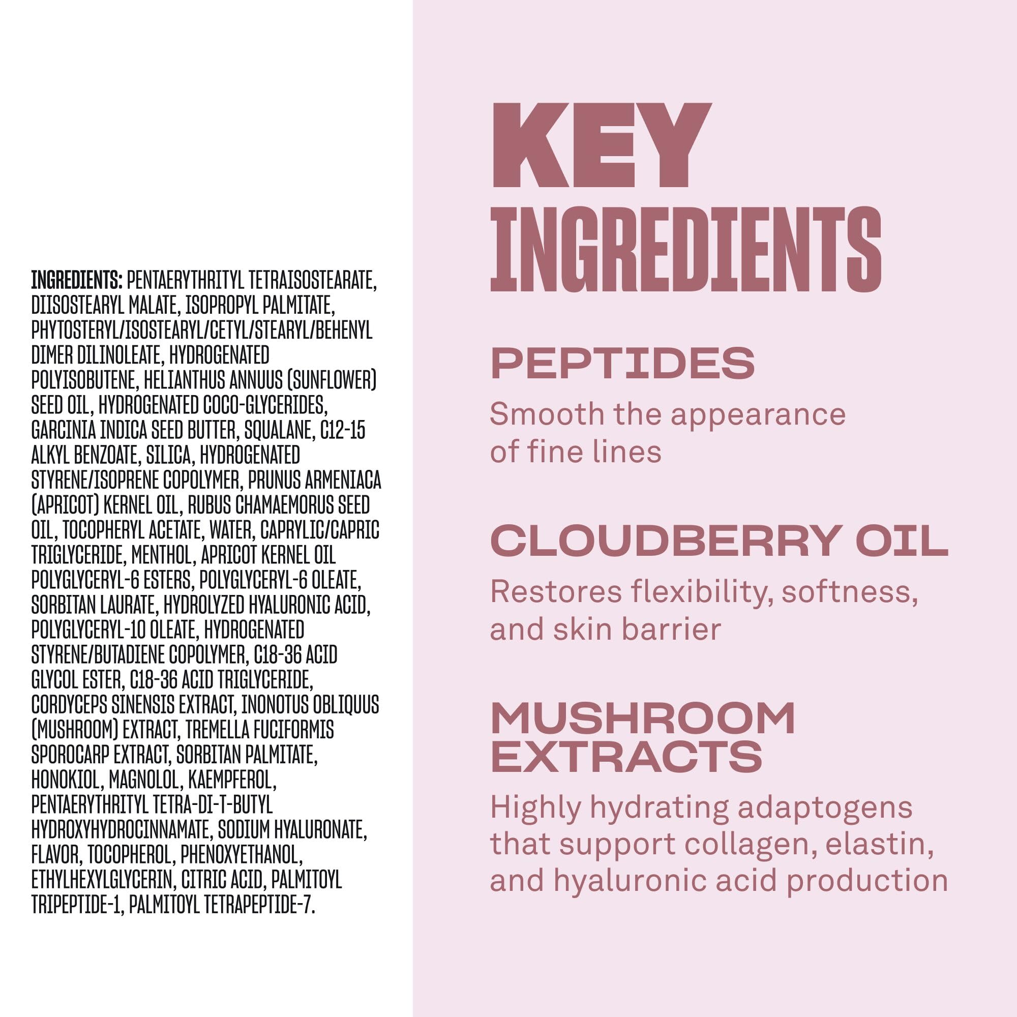 BABE ORIGINAL Cloud 9 Peptide Lip Serum - Hydrating Lip Treatment with Cloudberry Oil, Mushroom Extracts & Hyaluronic Acid for Dry Lips & Fine Lines | Vegan Lip Moisturizer for Smooth, Plump Lips | Perfect for Daily Use & Nighttime Lip Care Routine