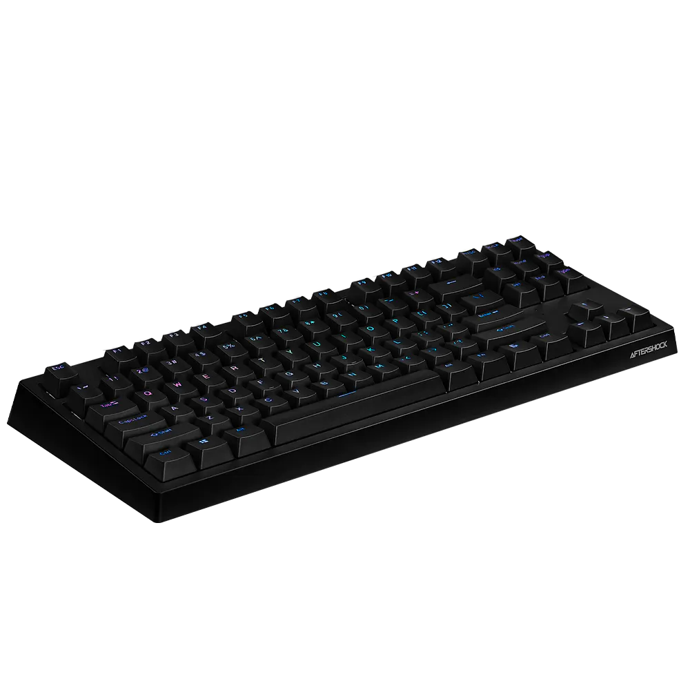Aftershock Oden V2 TKL 87-Key Wired Mechanical Gaming Keyboard (Black) - Perfect for PC Gaming, Typing & Office Work