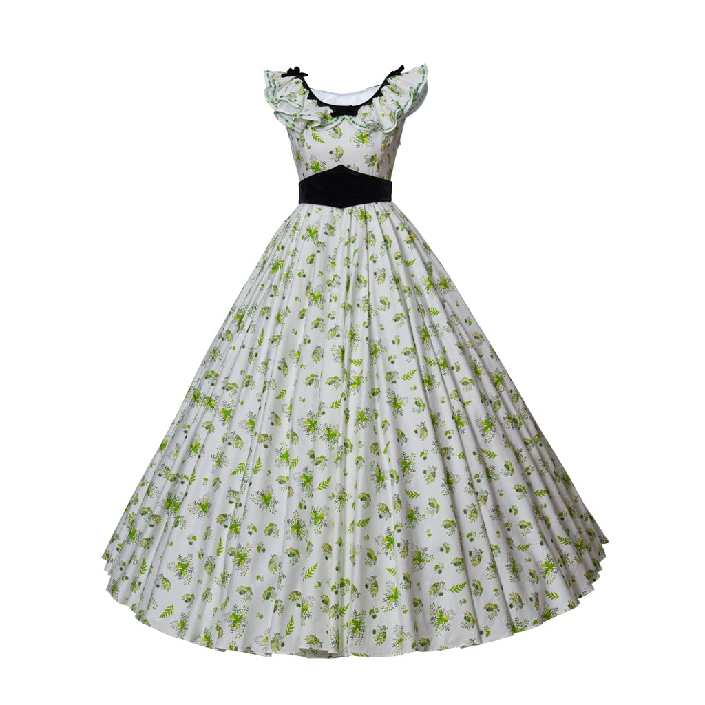 Gone with the Wind Scarlett O'Hara Cosplay Dress - Southern Belle Civil War Costume for Women | Historical Reenactment & Halloween Costume Party