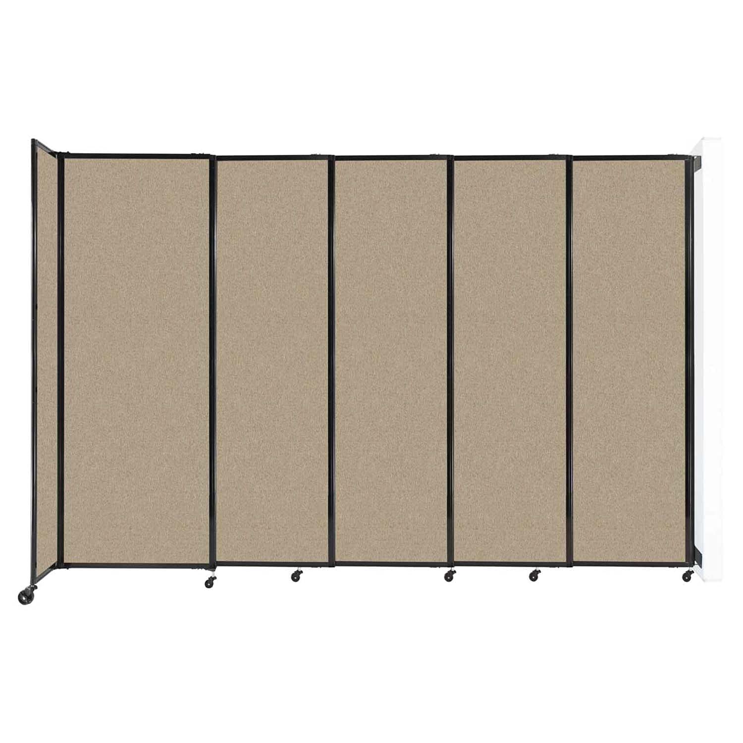 Wall-Mounted Sliding Room Divider Panel - Adjustable Width up to 11'3