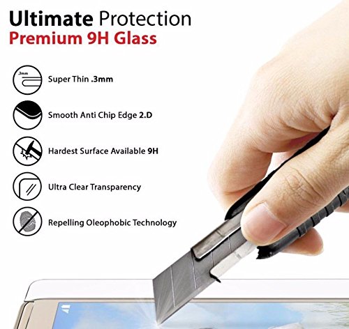BISEN Matte Anti-Glare Screen Protector for iPad 9.7 (2018/2017), iPad Pro 9.7, iPad Air 2 & Air 1 - Anti-Fingerprint, Anti-Scratch Tempered Glass with Lifetime Protection - Perfect for Work, Study & Entertainment