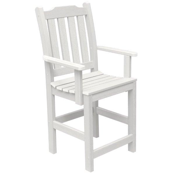 Lehigh Counter Height Outdoor Armchair - Patio Bar Stool with Weather-Resistant Design for Backyard, Deck, and Poolside Use