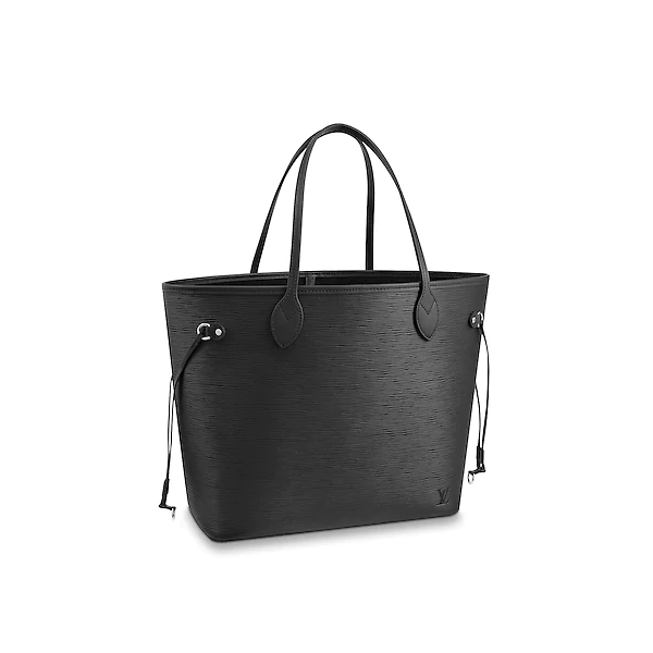 Authentic Louis Vuitton Neverfull MM Epi Leather Tote Bag in Black - Luxury Handbag for Women, Perfect for Work, Travel & Everyday Use