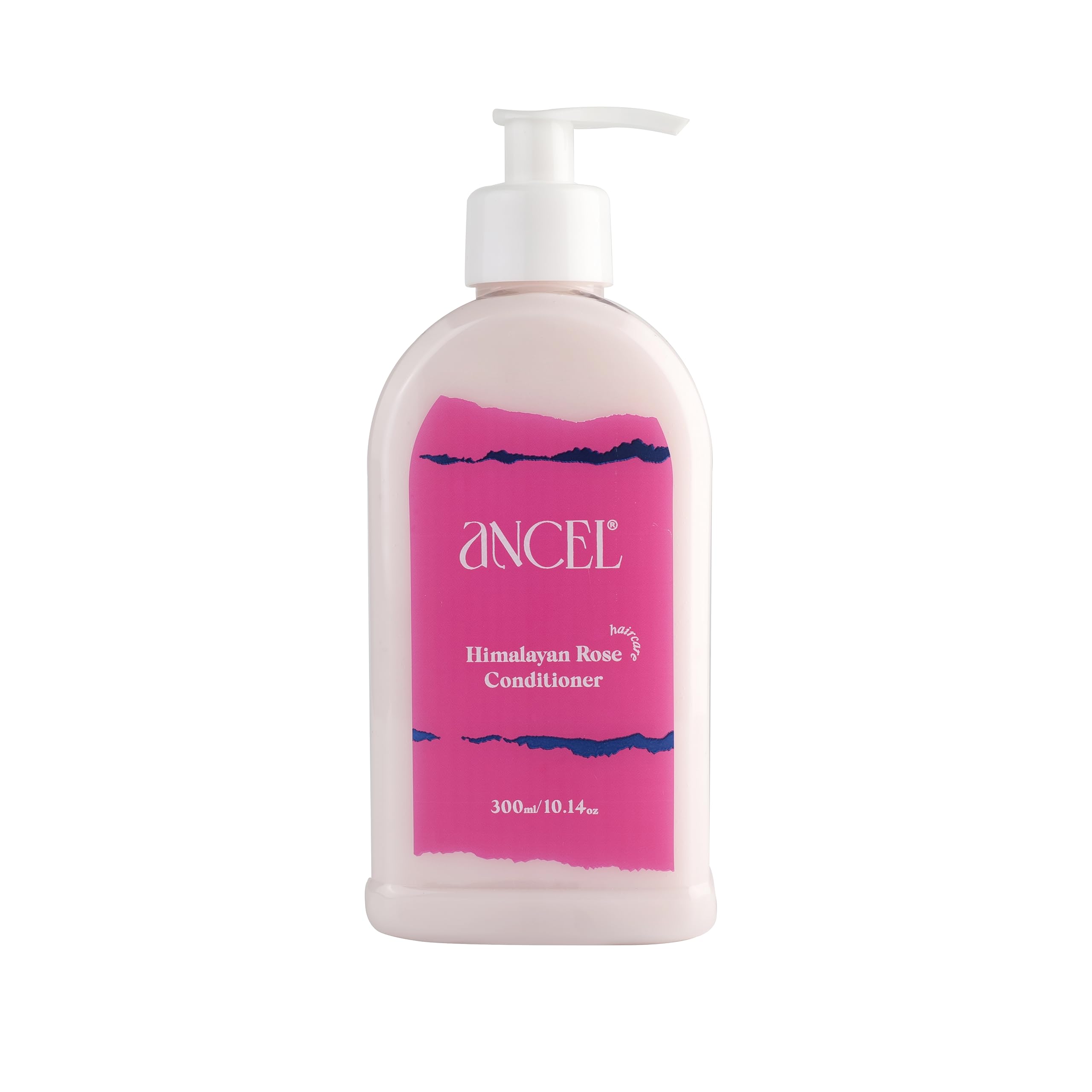 Ancel Himalayan Rose Hair Conditioner 300ml - Hydrating & Volumizing with Rose Hydrosol, Glycerin, Olive Oil & Shea Butter - Deep Cleansing for Men & Women - Perfect for Dry, Damaged Hair & Daily Nourishment