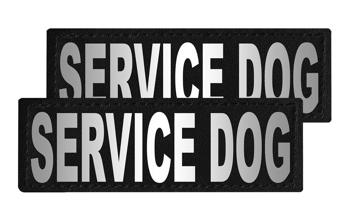 Dogline Removable Service Dog Patches & Tags - X-Small Size for Training, Identification & Pet Safety | Perfect for Vests, Collars & Harnesses