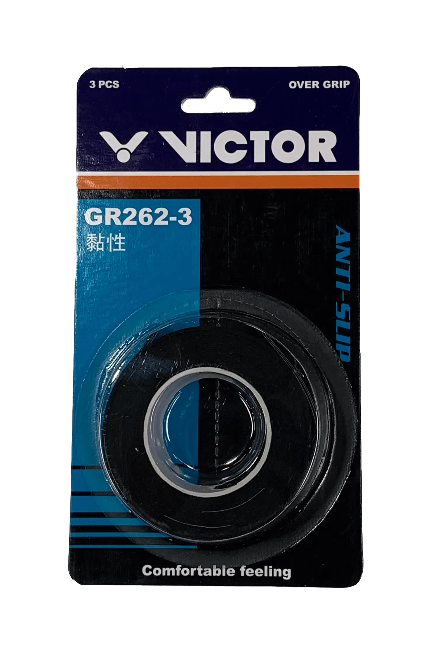 Victor GR262 3A Overgrip Tennis Racket Grip Tape - 3 Pack for Enhanced Comfort & Sweat Absorption | Perfect for Tennis, Badminton & Racquetball Players