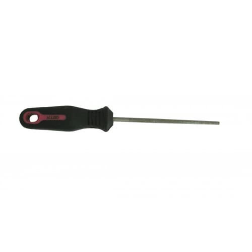 Allied 63204 6-Inch Round File with Ergonomic Plastic Handle - Perfect for Metalworking, Woodworking & DIY Home Projects