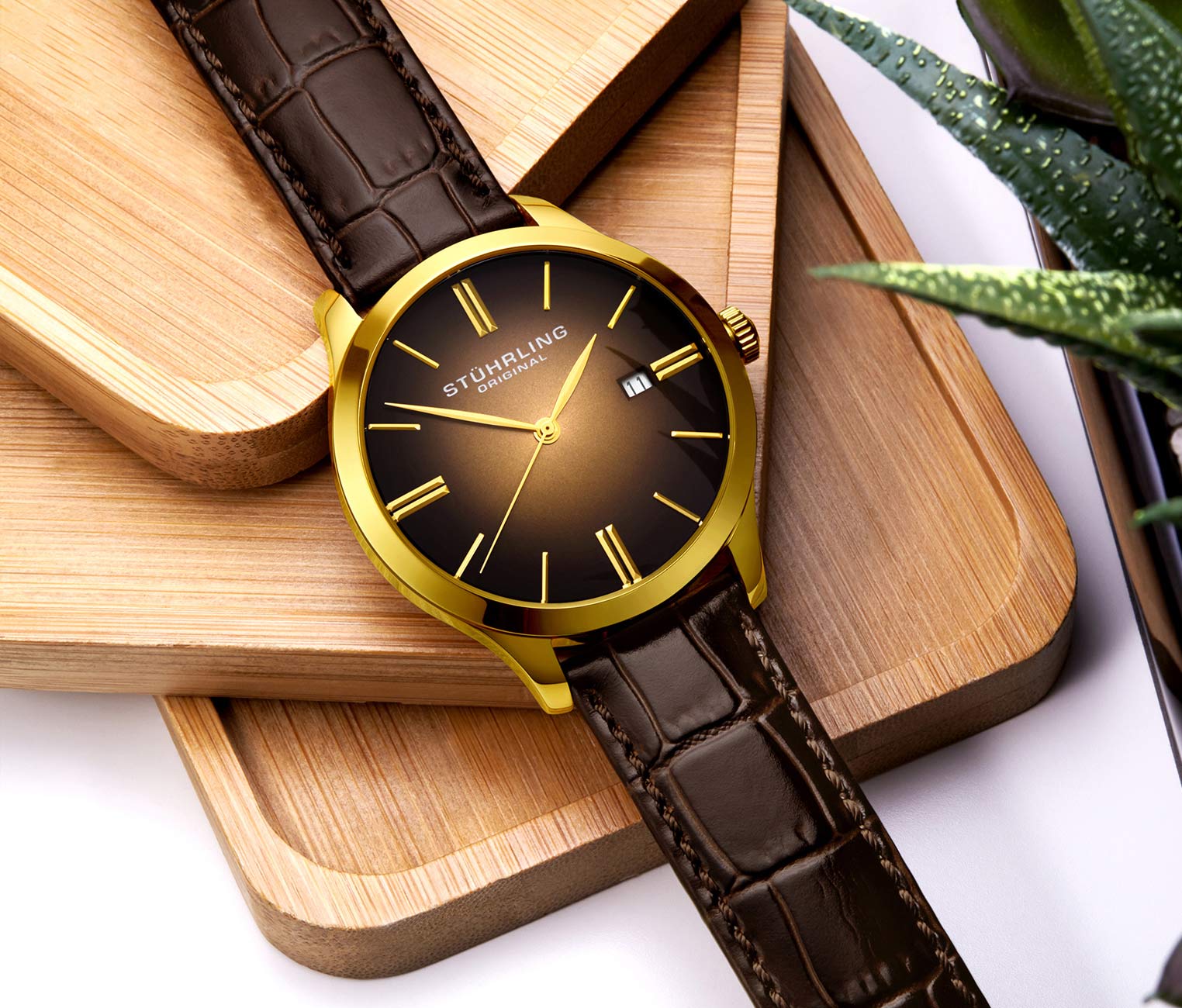 Cuvette II 490 Quartz 42mm Classic Watch - Stylish Men's Dress Watch for Business & Formal Occasions