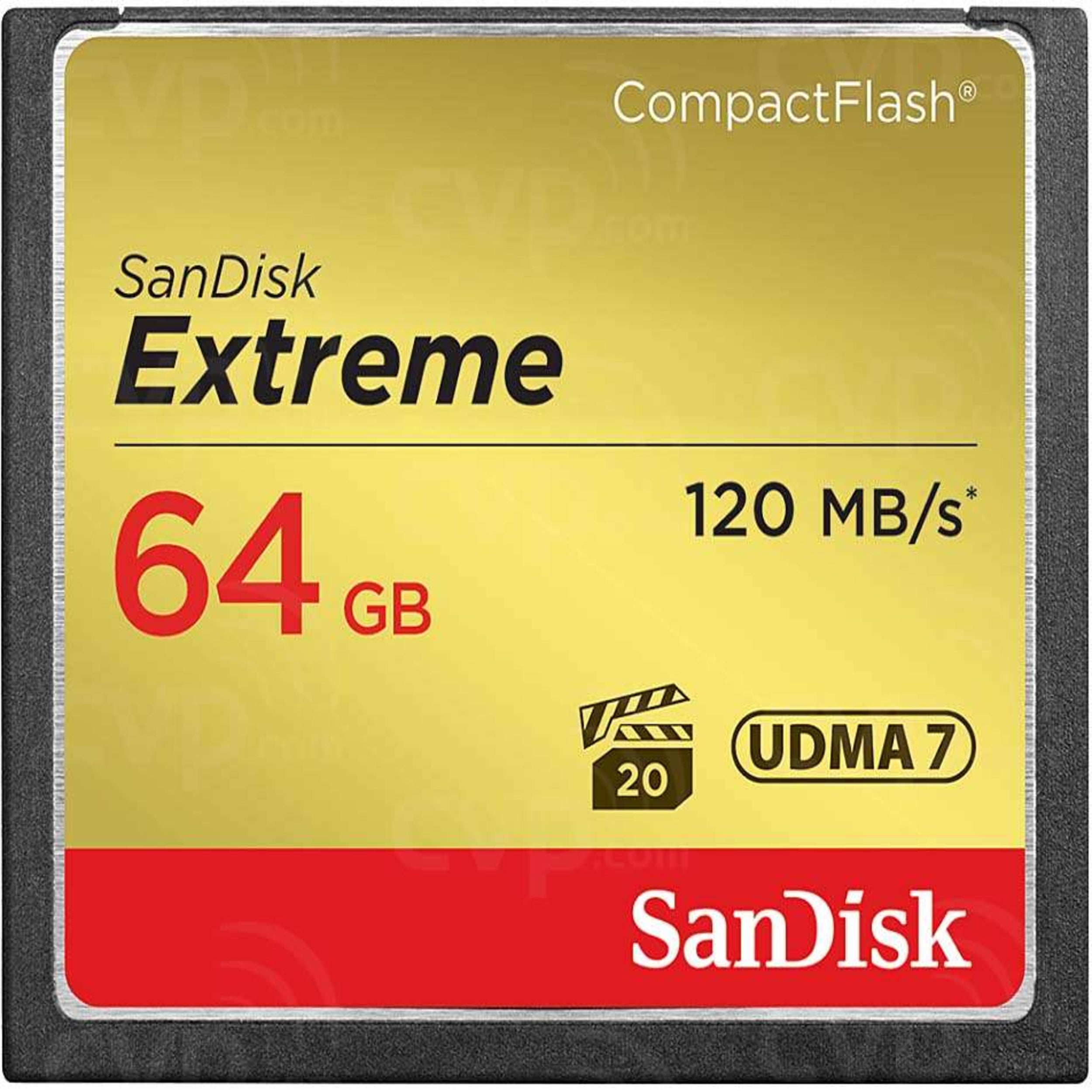 64GB Extreme Pro CompactFlash Memory Card - 120MB/s UDMA7, High-Speed Performance for DSLR Cameras & Professional Photography