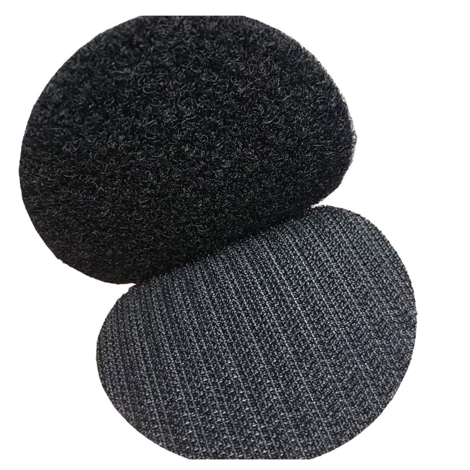 12 Pack 2.5 Inch Heavy Duty Self Adhesive Hook and Loop Tape - Industrial Strength Nylon Fasteners with Strong Hold - Sticky Back Round Dots for Wall Mounting, Home, Office & School Organization - Perfect for Hanging Pictures, Keys, Tools & Decor