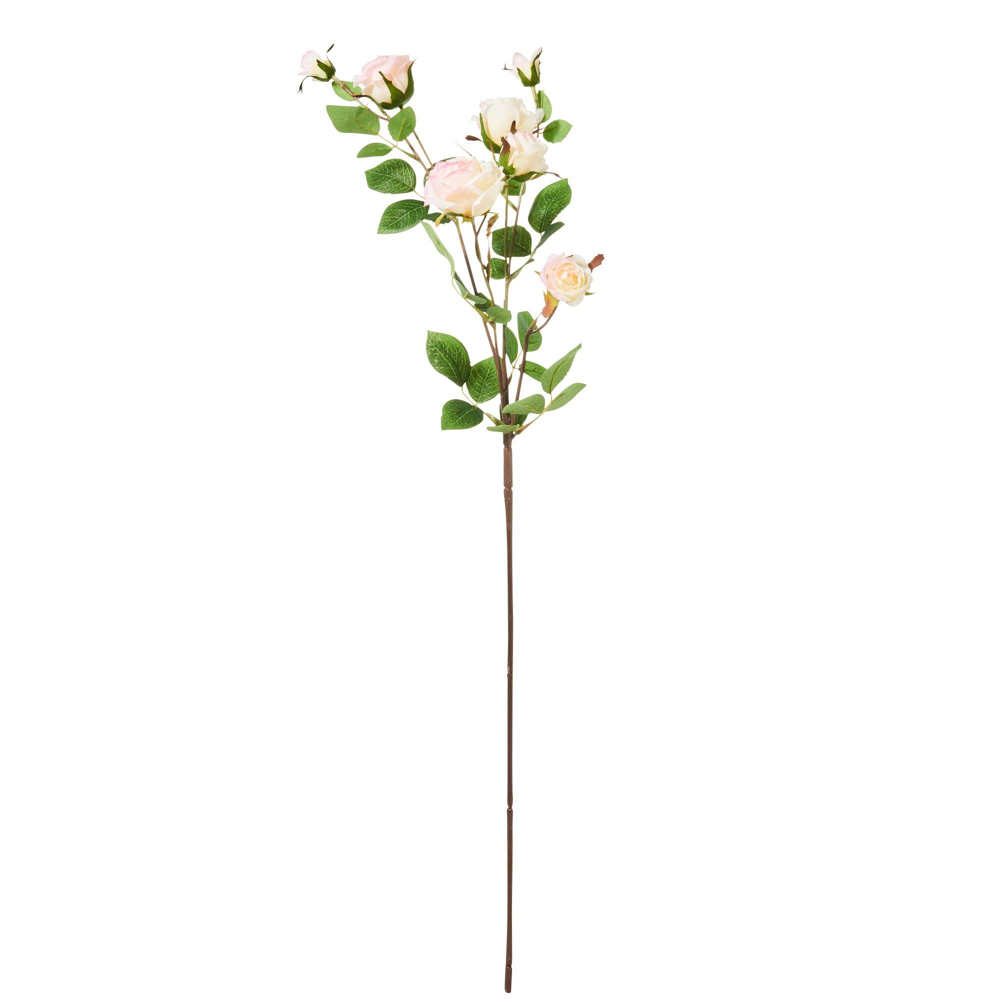 3 White Artificial Rose Flowers - Realistic Fake Roses for Home Decor, Wedding Bouquets, and Centerpieces