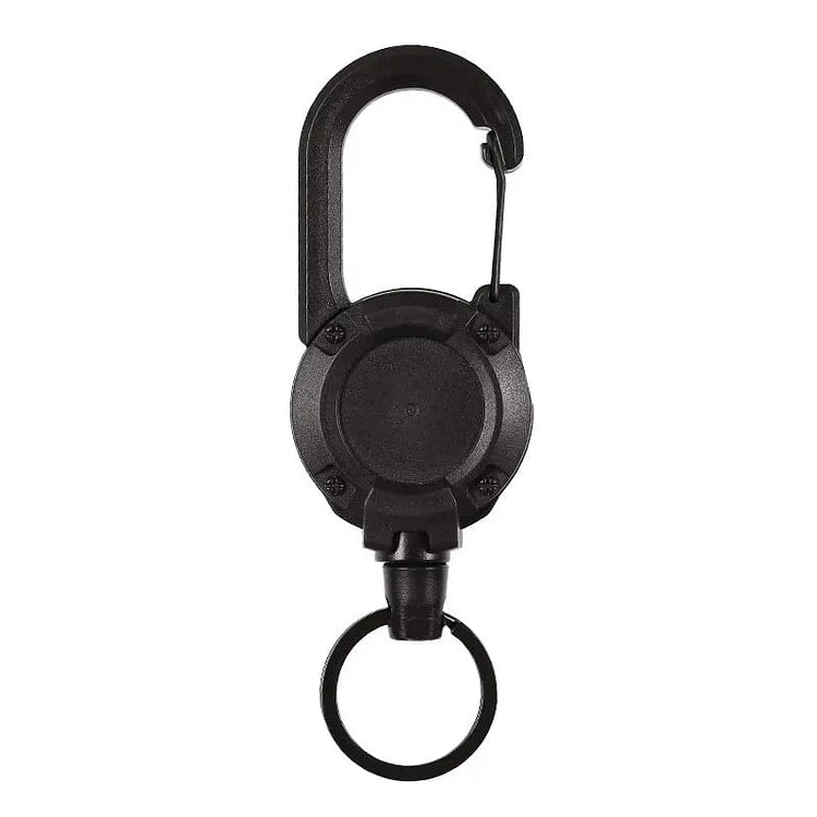 Durable Retractable Key Holder with Kevlar Cord - Secure & Compact Keychain for Home, Office, Car Keys (Ideal for Travel, Work, Gym & Daily Use)
