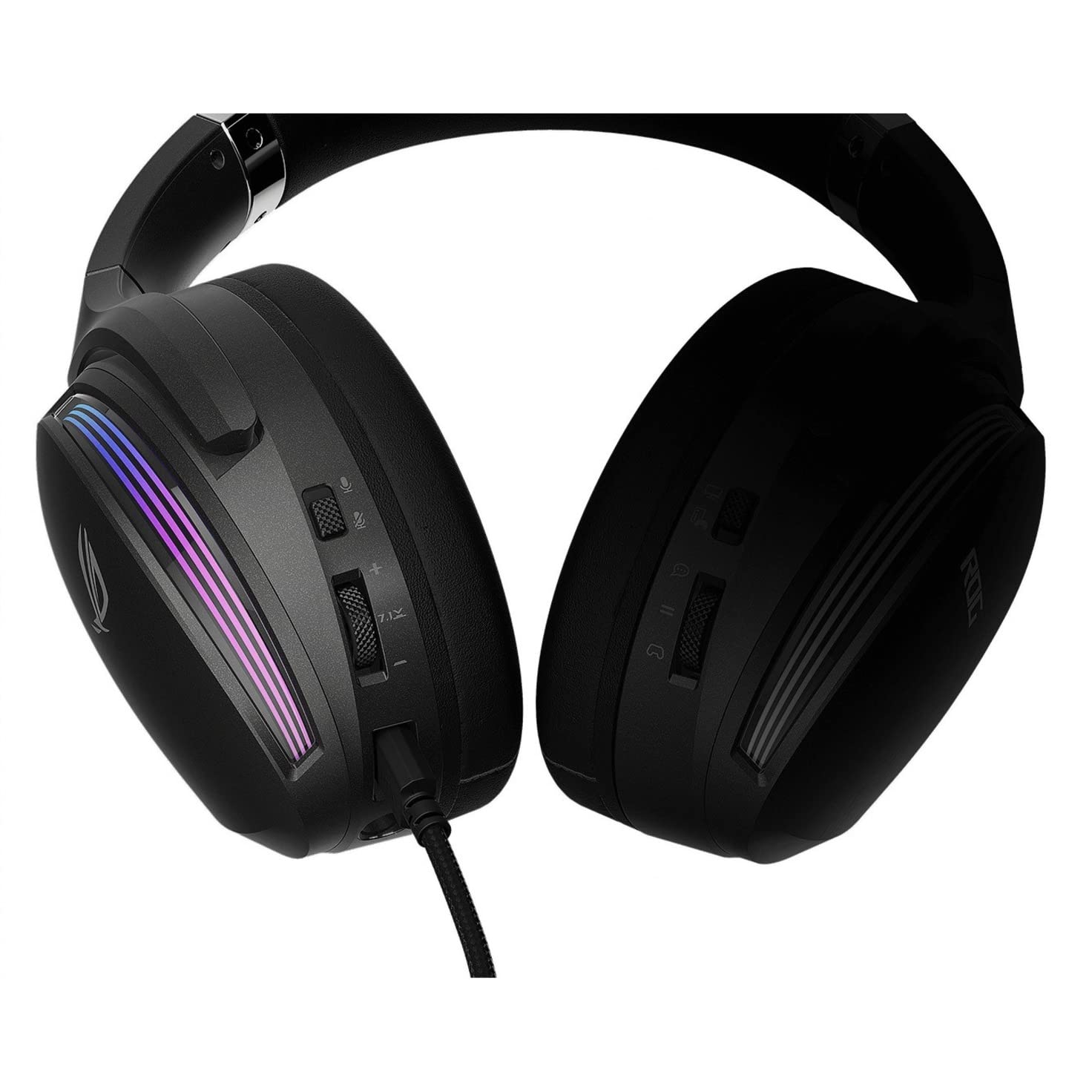 ASUS ROG Fusion II 500 Gaming Headset - 7.1 Surround Sound, Noise Cancelling Mic, RGB Lighting - Perfect for PC, PS5, Xbox Gaming & Streaming