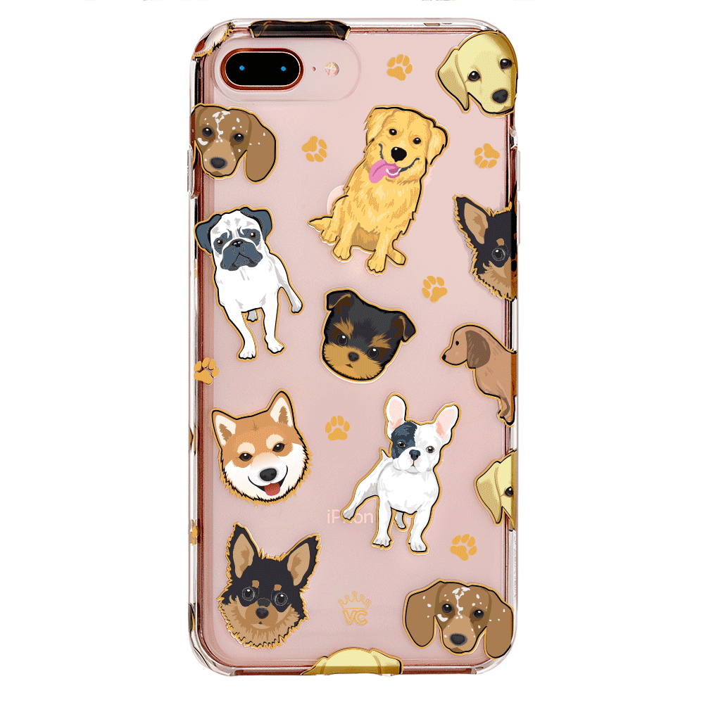Clear iPhone Case for Dogs - Durable Scratch-Resistant Pet-Themed Phone Cover - Perfect for Dog Lovers & Pet Owners at Home, Work or Outdoor Adventures