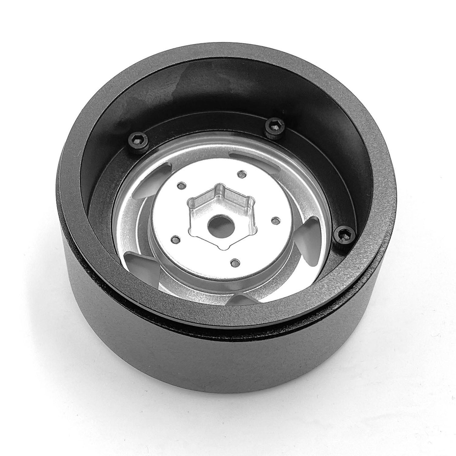 1/6 Scale CC Hand Alloy Wheel Hubs Metal Spare Parts for Capo Sixer1 Remote Control Rock Crawler Off-Road Car - Durable RC Upgrade Accessories for Extreme Terrain Performance