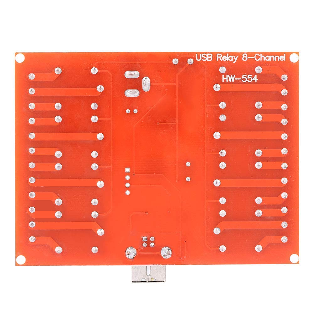8-Channel 12V USB Relay Module for PC Control - Home Automation
