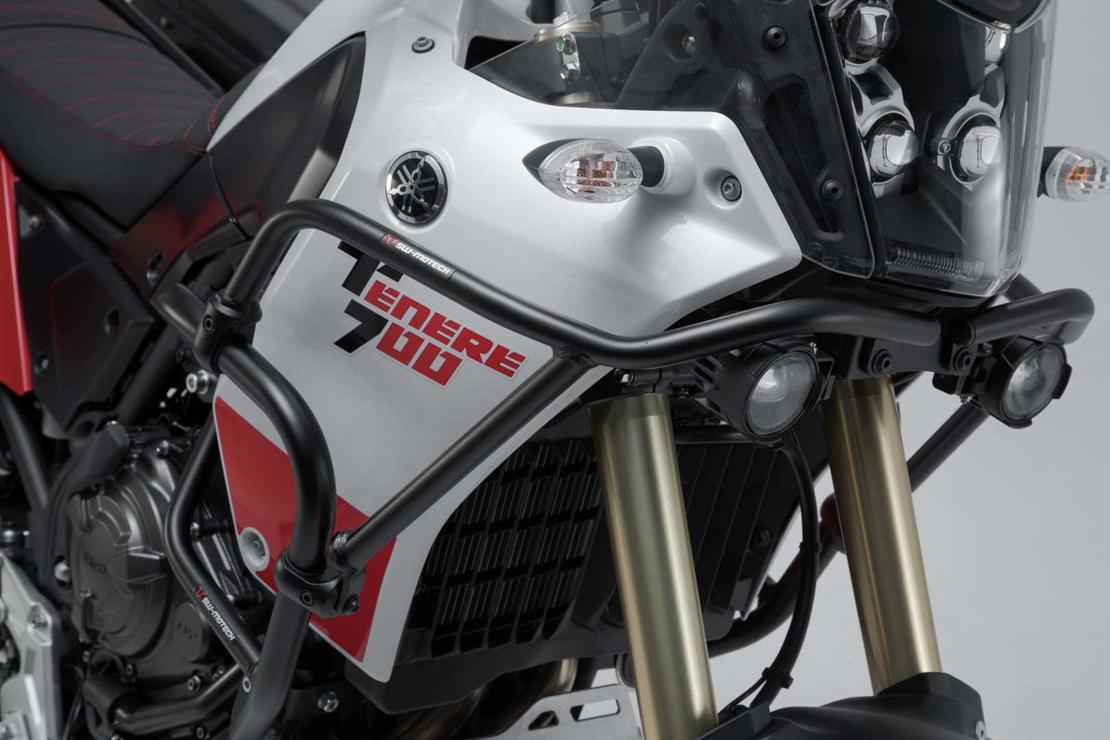 SW-Motech Upper Crash Bars for Yamaha XT700Z Tenere (2019-2020) | Compatible with Lower Crash Bars | Durable Motorcycle Protection for Off-Road & Adventure Riding