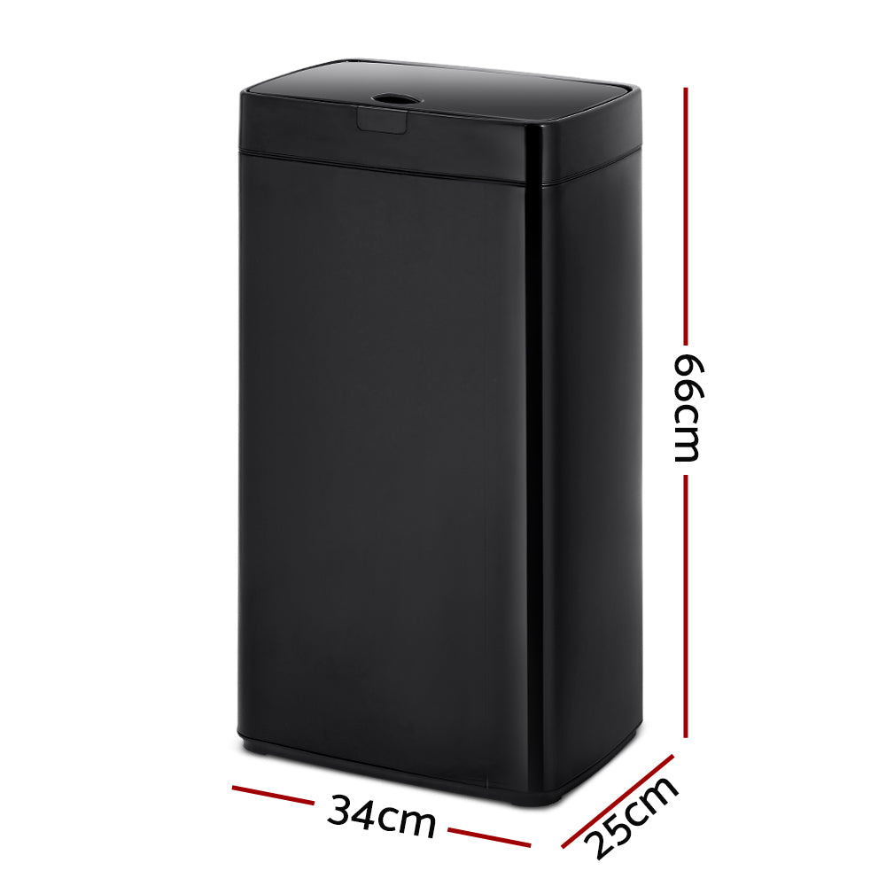 Automatic Motion Sensor Kitchen Trash Can 45L - Hands-Free Touchless Garbage Bin for Home, Office, and Restaurant Use