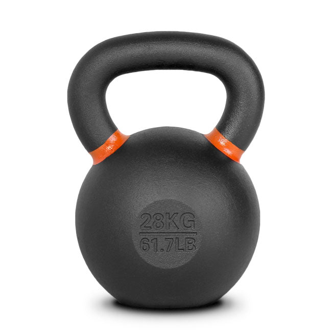 XM FITNESS 28kg Cast Iron Kettlebell for Strength Training & Home Gym Workouts - Perfect for CrossFit, HIIT, and Functional Fitness