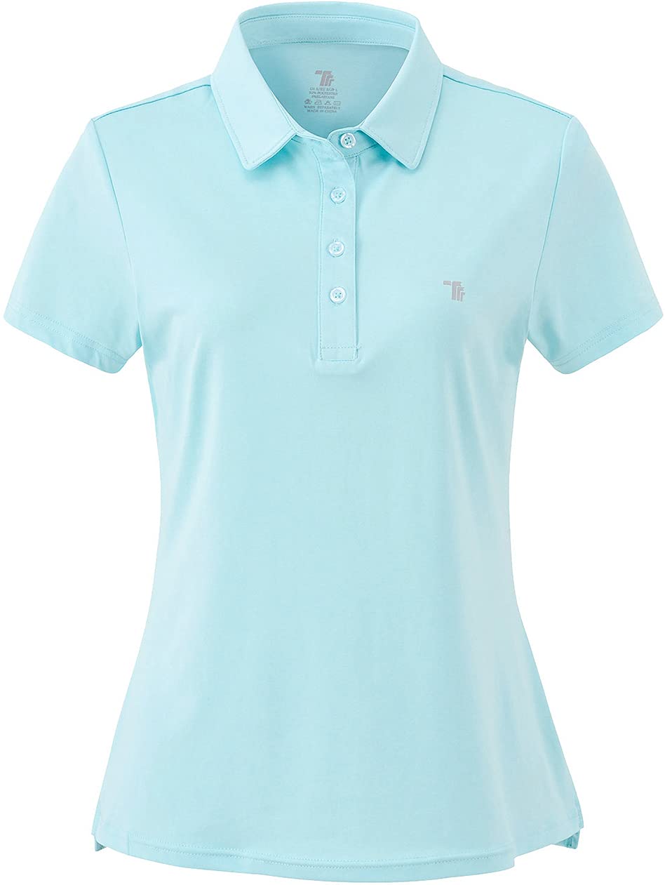Women's Moisture Wicking Golf Polo Shirts - Breathable Short Sleeve Ladies Golf Tops for Comfort & Performance on the Course | Perfect for Summer Golfing & Outdoor Sports