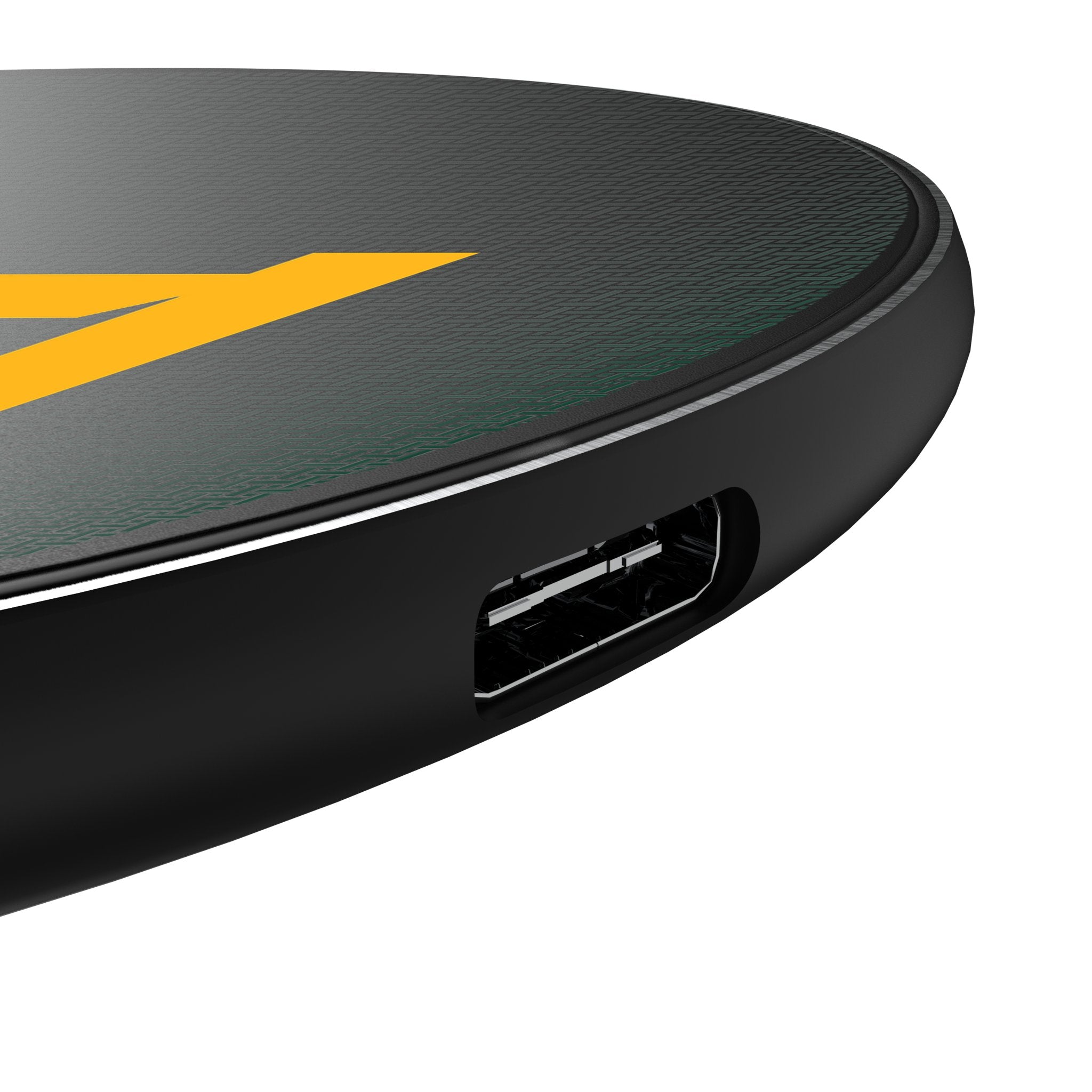 Baylor University Bears 15W Fast Wireless Charger - Qi-Certified Linen Phone Charging Pad for iPhone, Samsung, AirPods - Perfect for Home, Office, and Travel