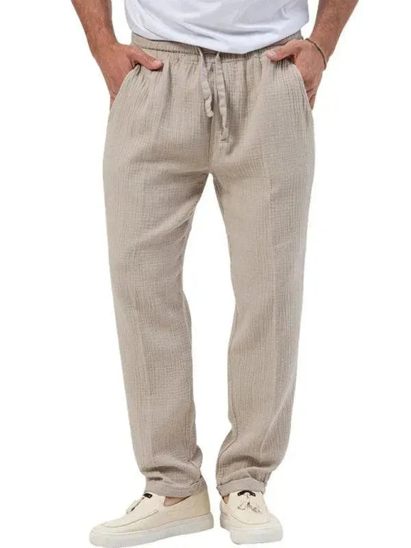 Men's Relaxed Fit Ribbed Jogger Pants & Lounge Set - Comfortable Casual Wear for Home, Gym, and Travel