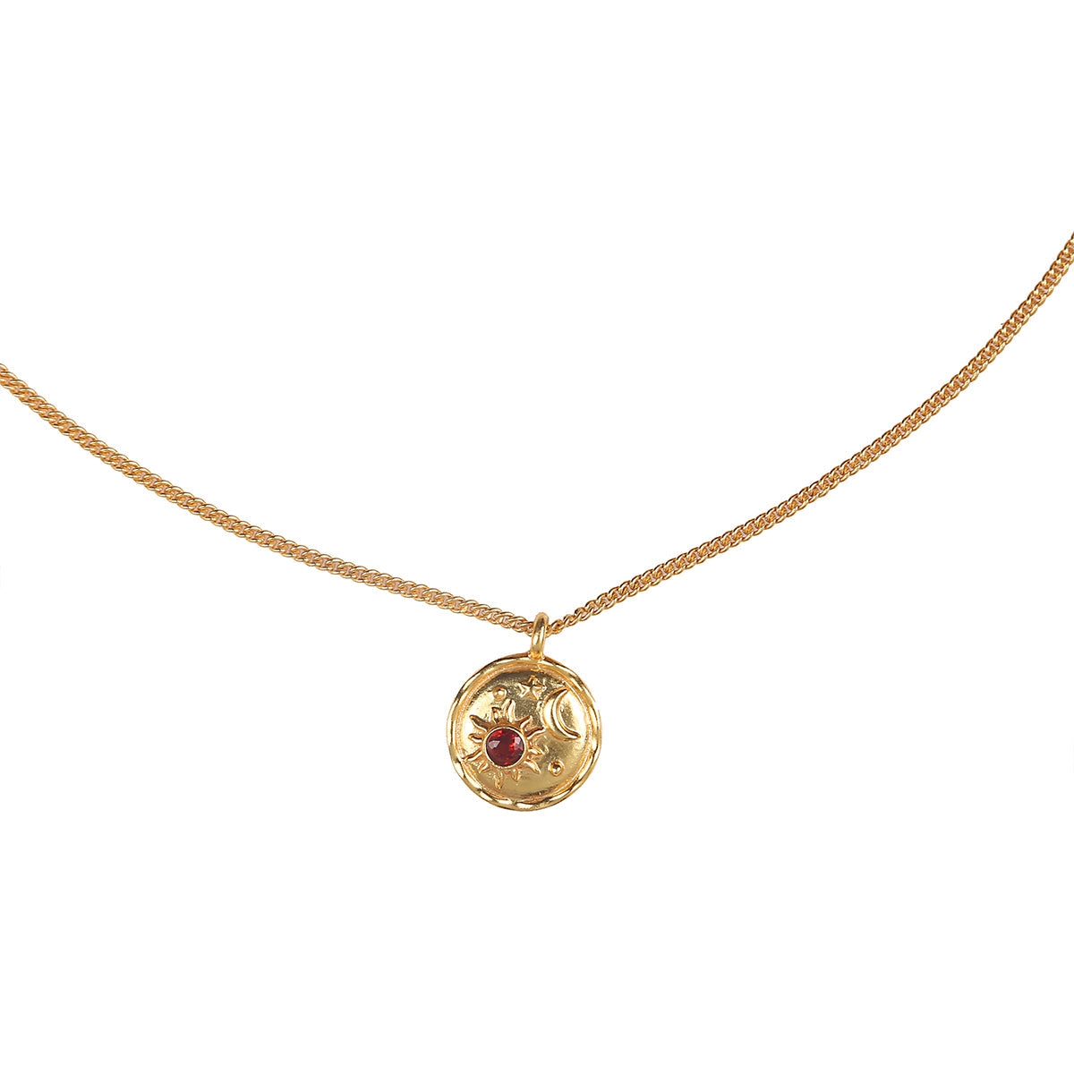 Gorgeous January Birthstone Necklace with Genuine Garnet – Perfect Gift for Birthdays, Anniversaries & Special Occasions