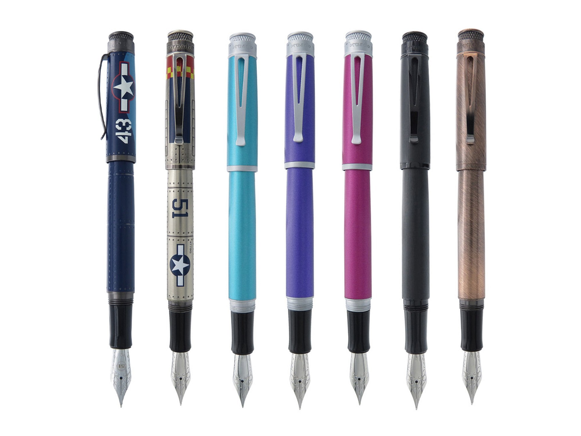 Retro 51 Tornado Fountain Pen - Elegant Orchid Design for Smooth Writing | Perfect for Journaling, Note-Taking & Gift Giving