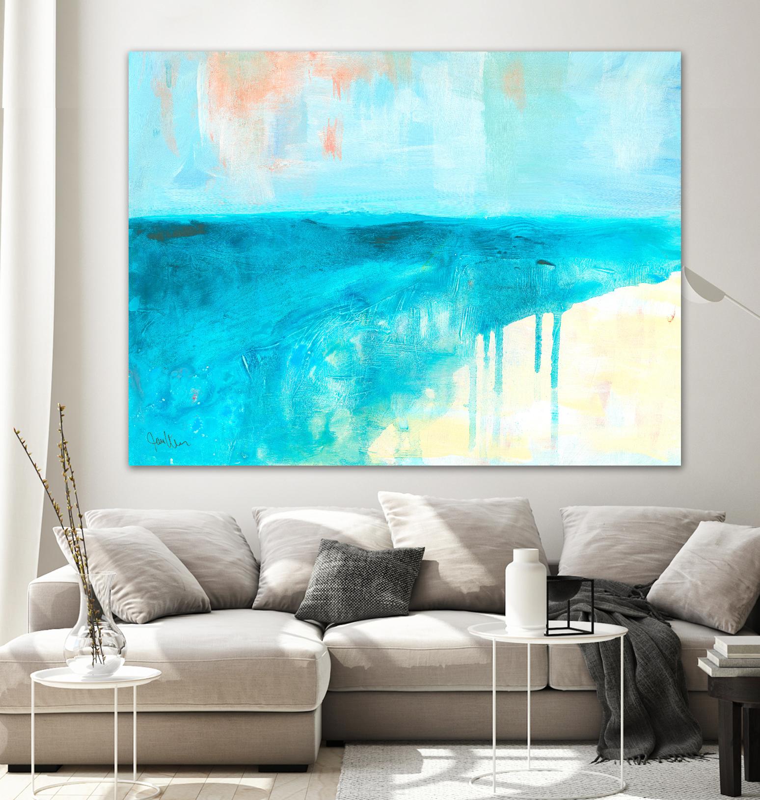 Coastal Blues 2 - Premium Home Decor for Beach House & Coastal Living | Perfect for Bedroom, Bathroom & Seaside Themed Spaces