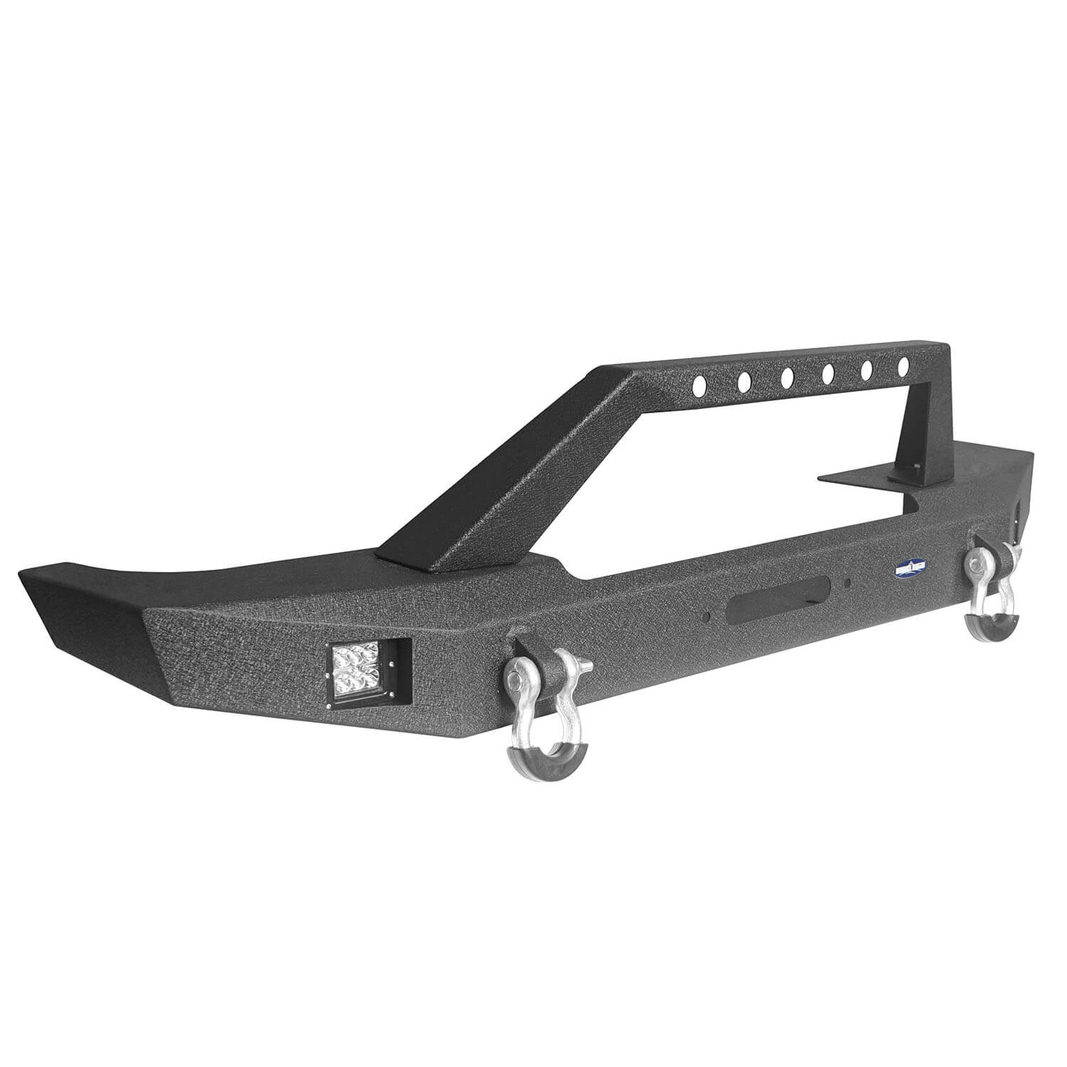 Destroyer Full Width Steel Front Bumper with Winch Plate for 1984-2001 Jeep Cherokee XJ - Heavy Duty Off-Road Protection & Recovery | Perfect for Rock Crawling, Overlanding & Trail Adventures
