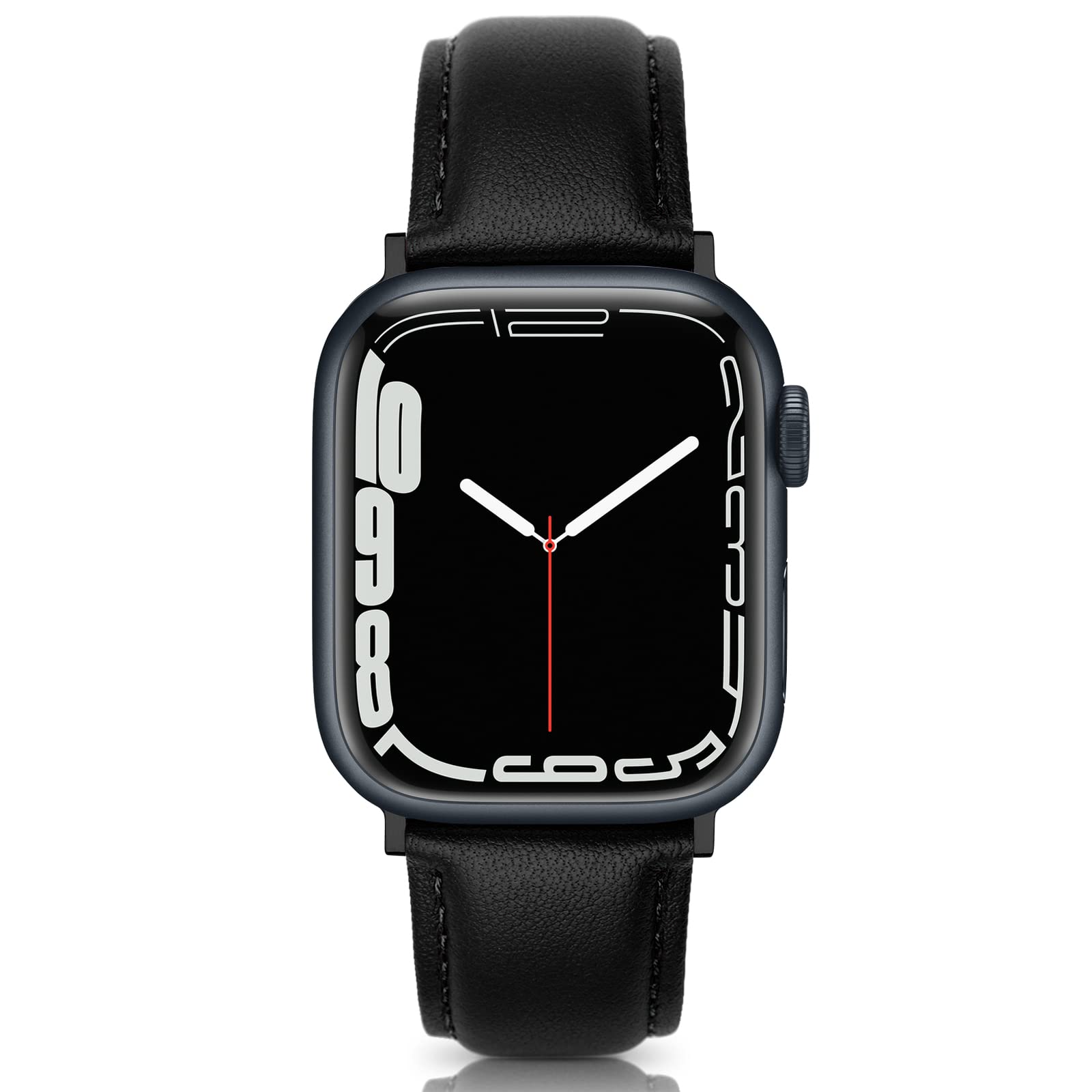 Genuine Leather Band for Apple Watch 38mm 40mm 41mm 42mm - Soft Replacement Strap Compatible with iWatch Series 10/9/8/7/6/5/4/3/2/1/SE/Sport Edition - Women's Fashion Accessory for Workout, Office & Everyday Wear