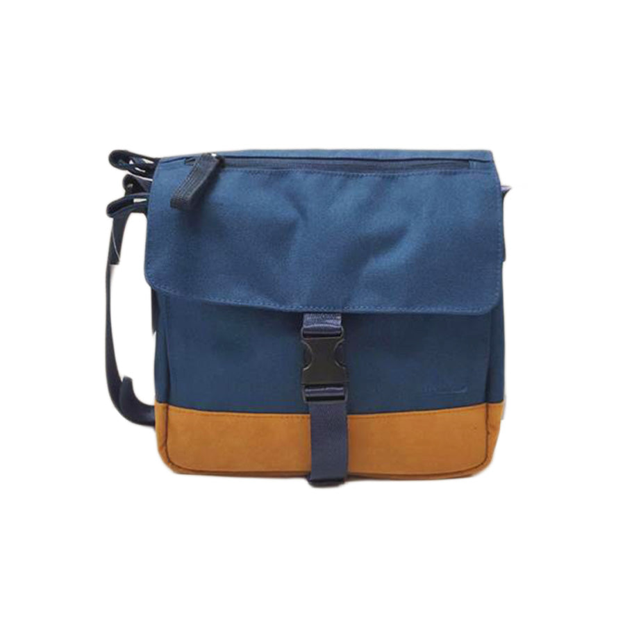Archetype Franklin Small Nylon Messenger Bag in Blue - Stylish & Durable Crossbody Bag for Work, Travel & Everyday Use