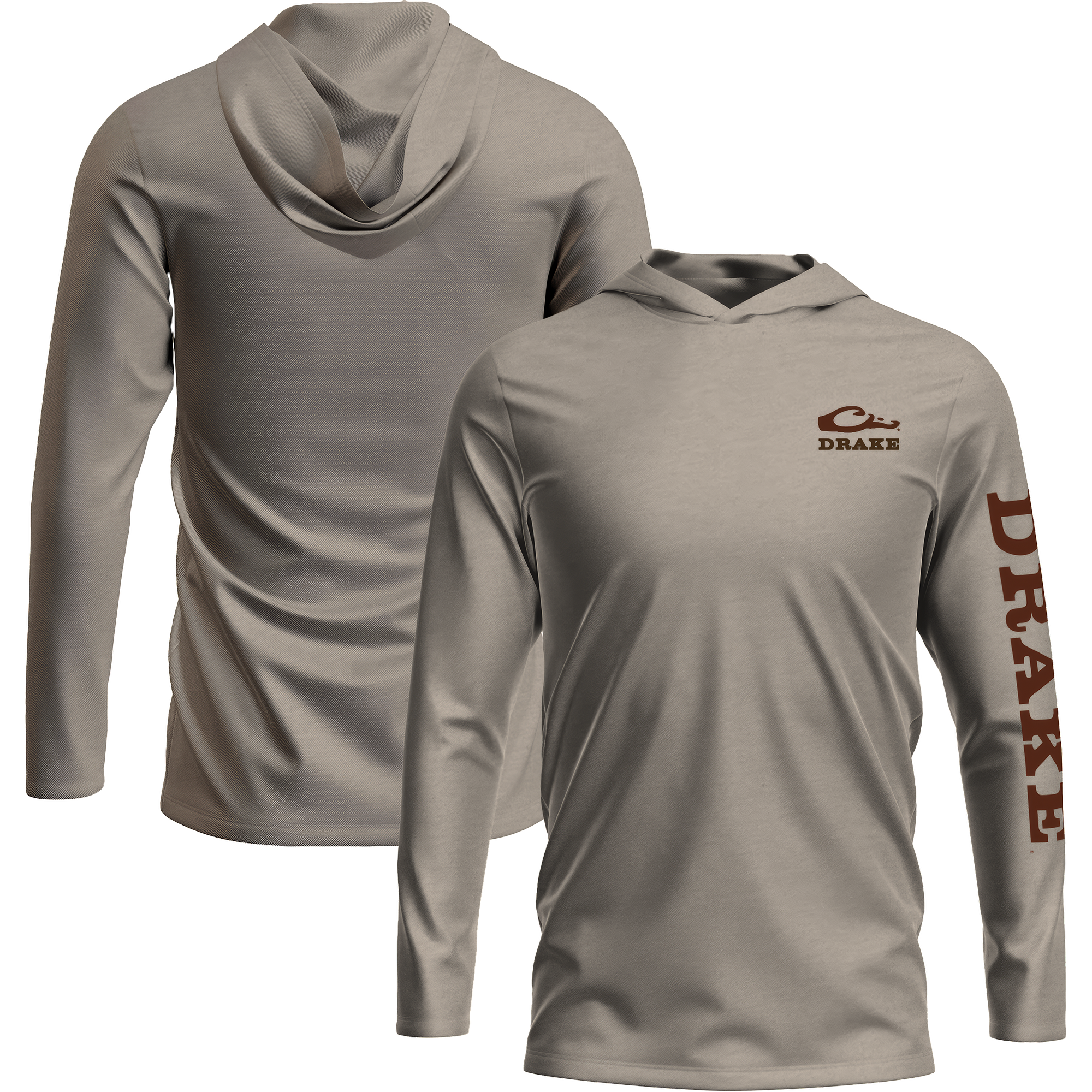 Custom Logo Long Sleeve Hoodie T-Shirt for Men & Women - Soft Cotton Pullover Sweatshirt for Branding, Team Uniforms, and Casual Wear
