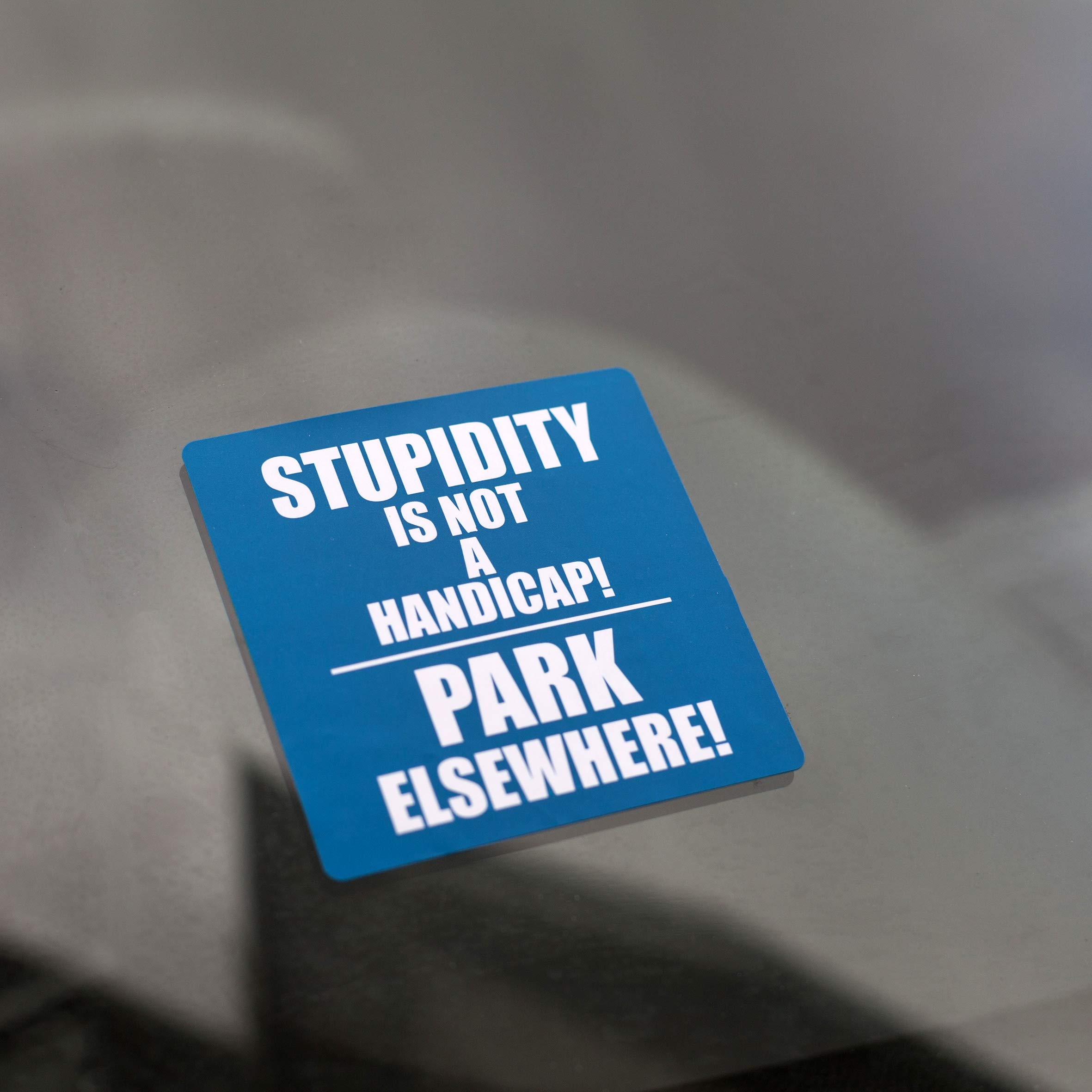DM Novelties Disabled Parking Violation Bumper Stickers - 24 Pack | Funny Car Decals for Bad Parking Spots - Perfect for Office Pranks, Gag Gifts & Road Rage Humor
