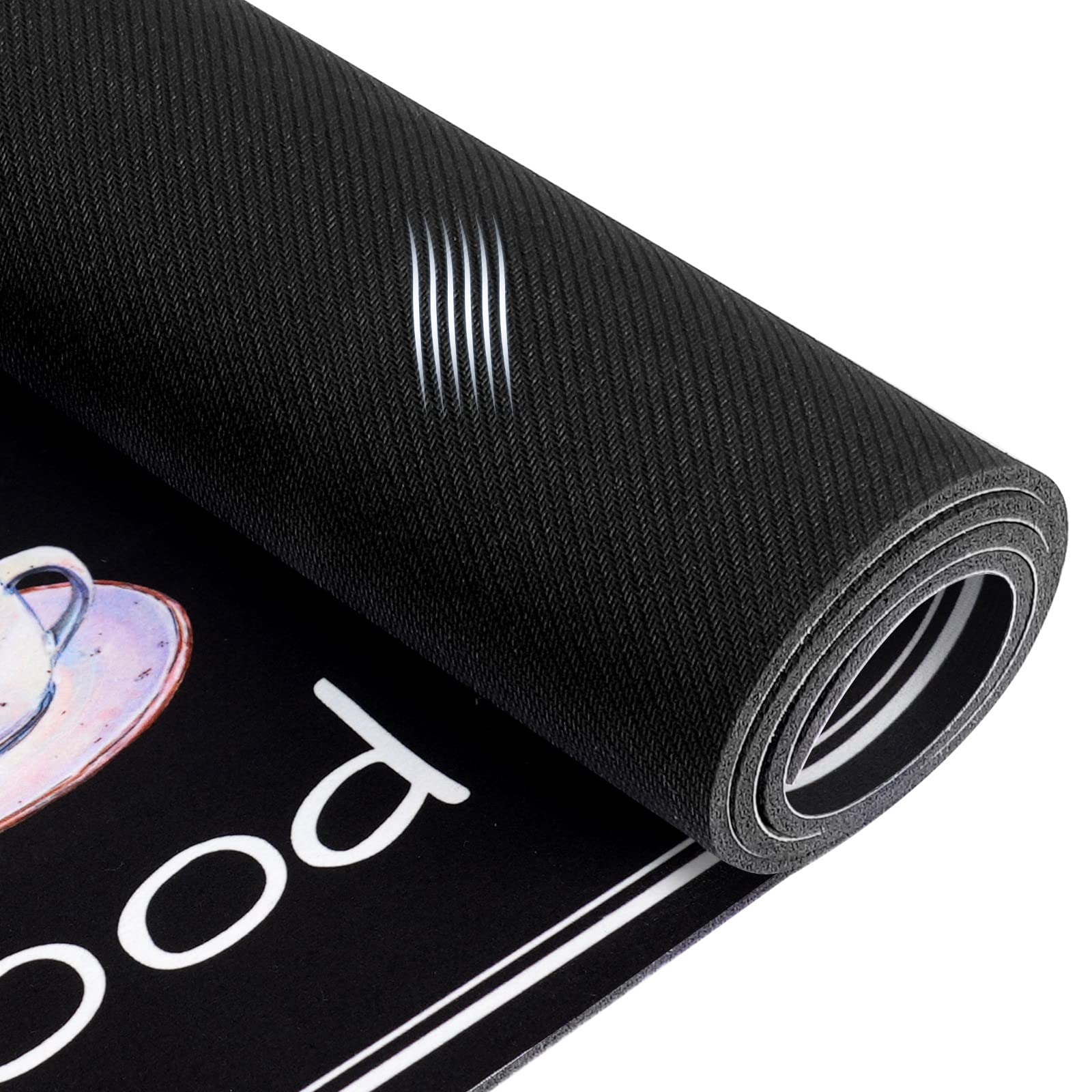 Non-Slip Kitchen Mat Set of 2 - Extra Thick Comfort Floor Mats for Standing - 17