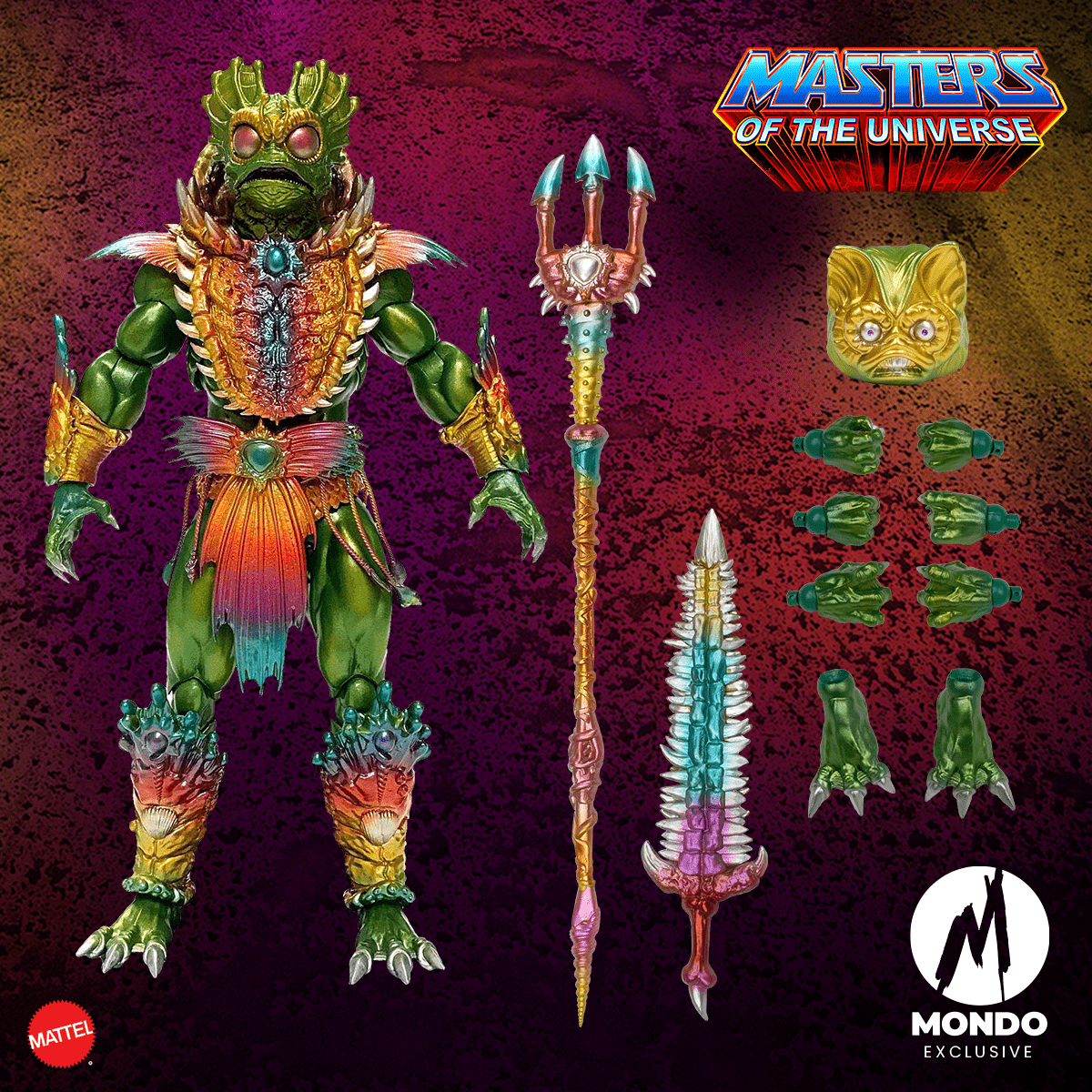 Masters of the Universe Mer-Man 1/6 Scale Action Figure - Collectible MOTU Variant for Display & Role Play | Perfect for Fans, Collectors, and Home Decor