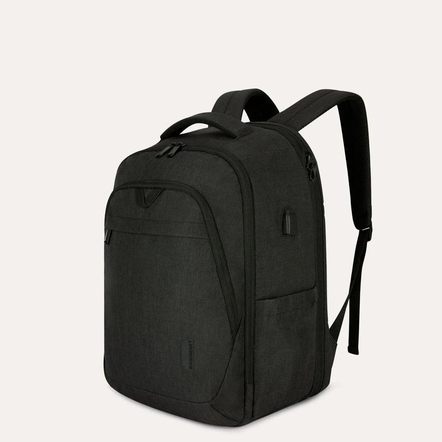 Bonchemin 15.6 Inch Laptop Backpack for Men & Women - Waterproof Travel Backpack with USB Charging Port - Perfect for Business, College, Commuting & Airplane Carry-On
