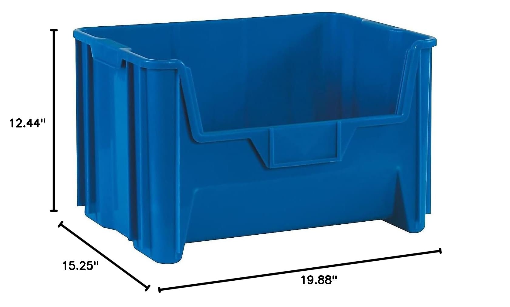 Box King BING110 Giant Stackable Storage Bins - 19.875