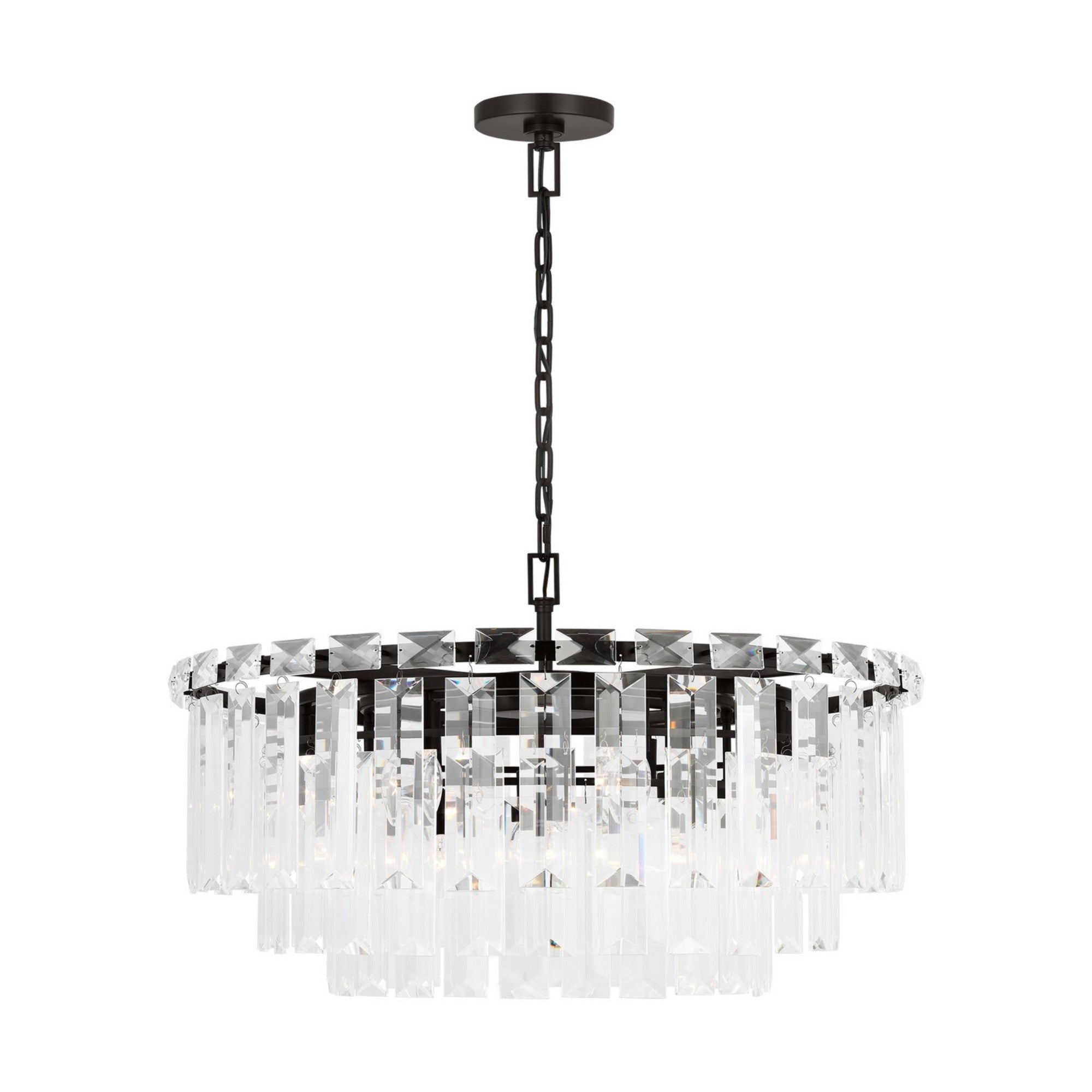 Arden Chandelier - Elegant Crystal Ceiling Light Fixture for Dining Room, Living Room & Bedroom | Modern Home Decor Lighting