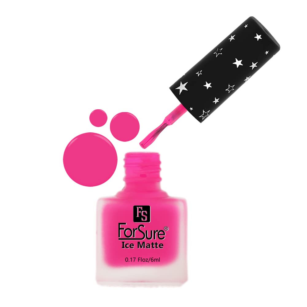 ForSure® Ice Matte Nail Polish Set - 12 Piece Multicolor Nail Paint Kit with Long Lasting Formula (FSMNP_12) | Perfect for Salon, Home Manicures & Gift Giving