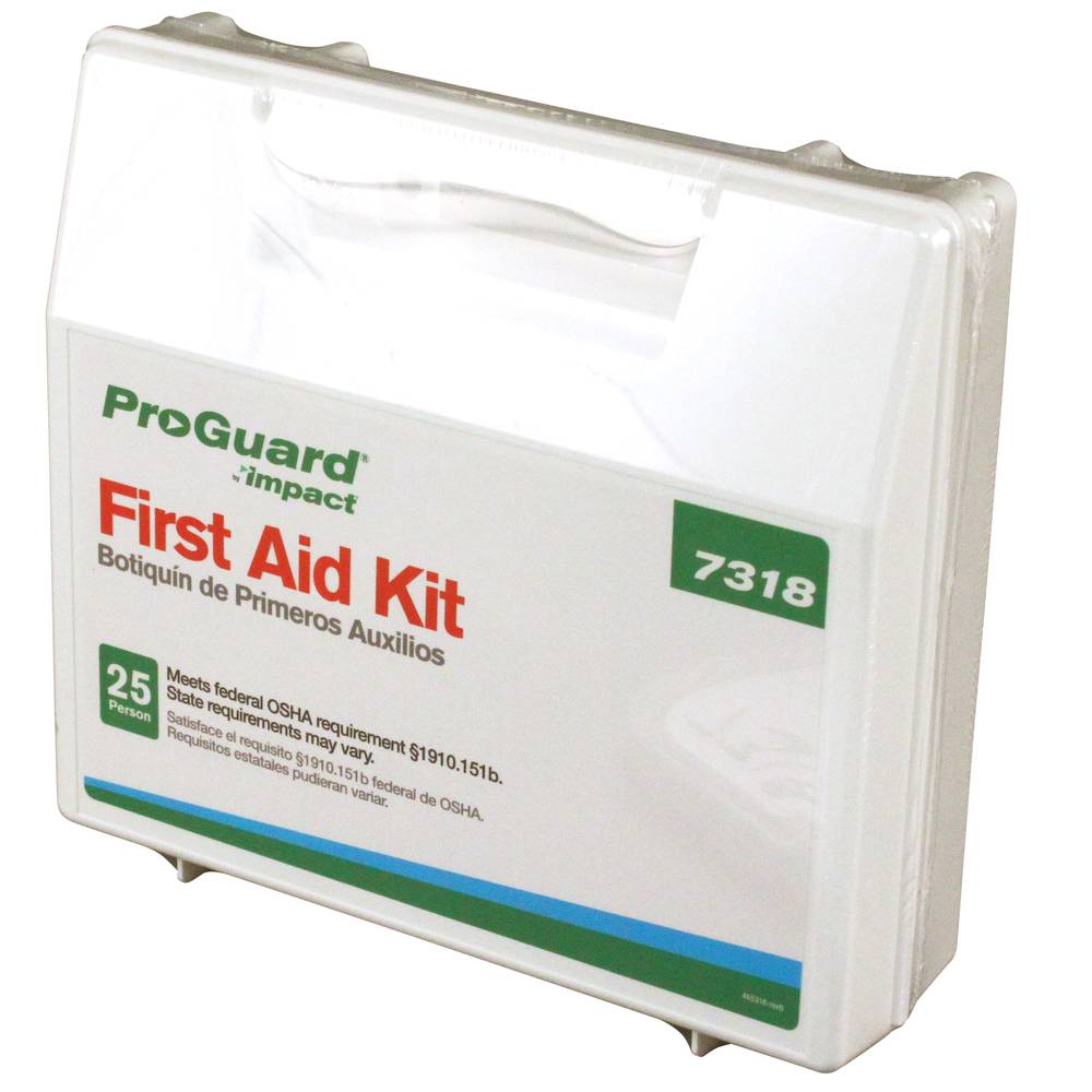 25-Piece First Aid Kit for Emergencies - Essential Medical Supplies for Home, Office, Car & Outdoor Adventures