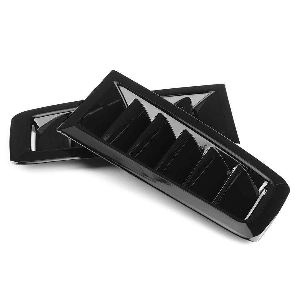 KIMISS ABS Car Bonnet Air Vent Hood Scoop for Ford Focus RS MK2 - Bright Black (SI-AT26105) | Performance Upgrade & Heat Dissipation | Track Racing & Street Style Enhancement