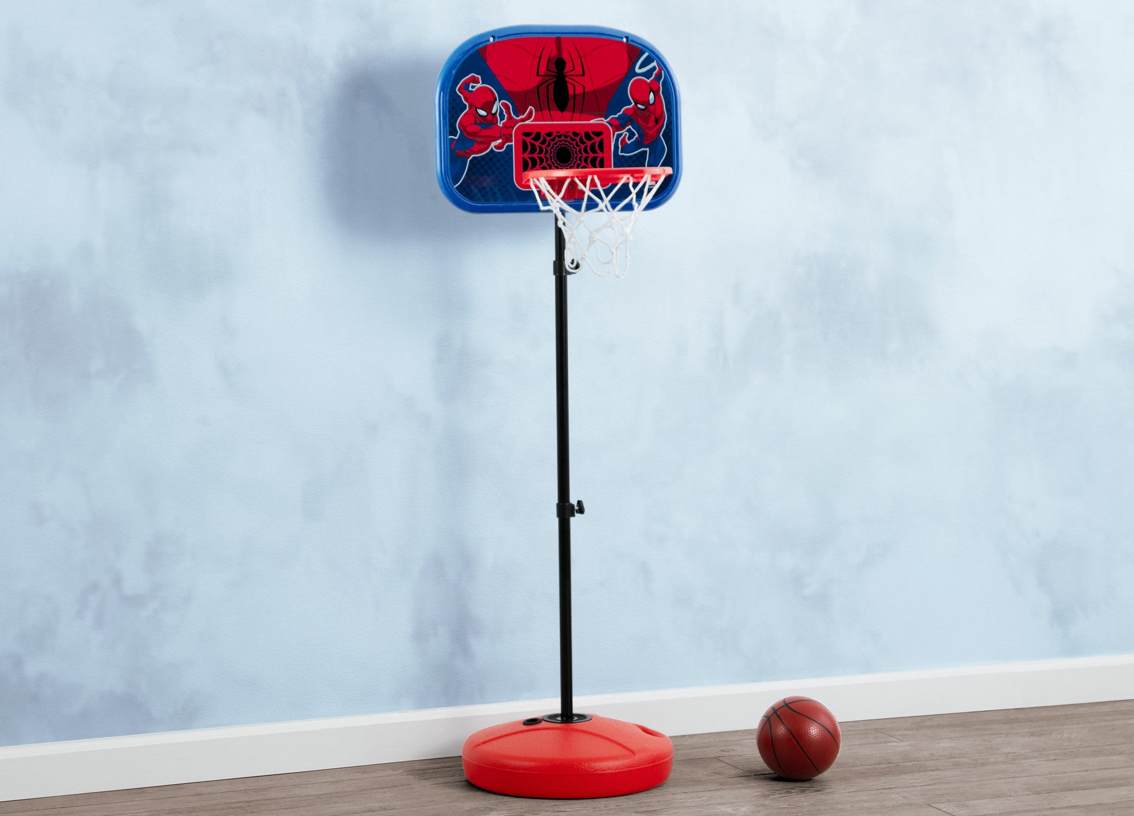 Spider-Man Basketball Hoop Set for Kids - Adjustable Height Indoor/Outdoor Toy for Boys & Girls - Perfect for Birthday Gifts & Backyard Play
