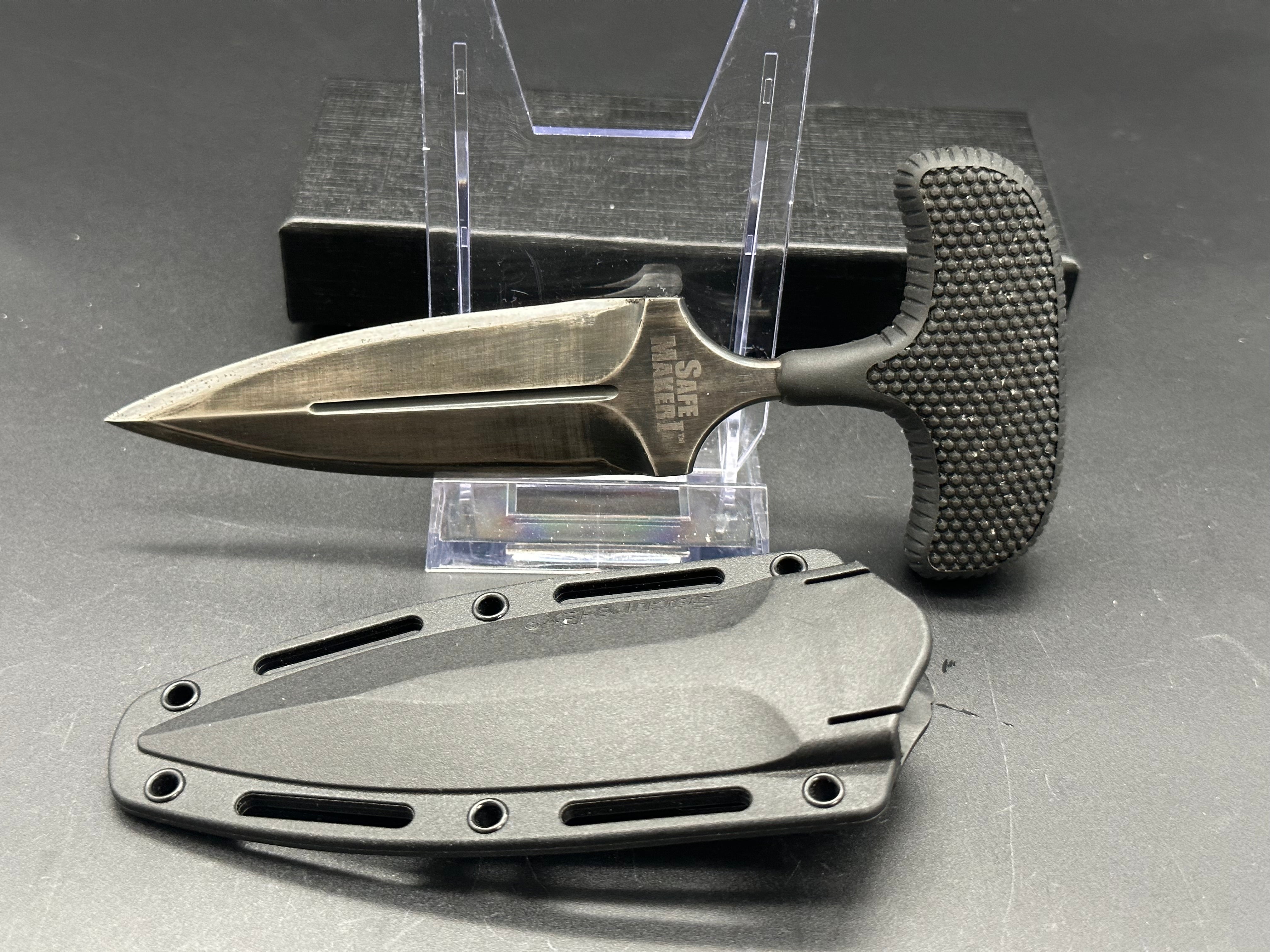 Cold Steel Safe Maker I AUS 8A Stainless Steel Folding Knife with UltiClip - EDC Pocket Knife for Outdoor Camping, Hiking & Everyday Carry