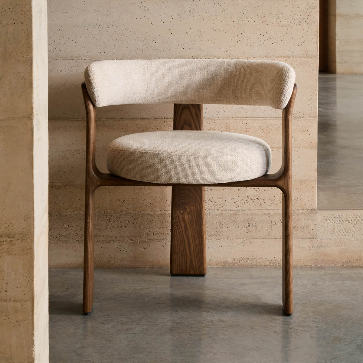 Elegant Granite 3-Legged Dining Chair - Modern Kitchen & Restaurant Furniture for Home & Commercial Use