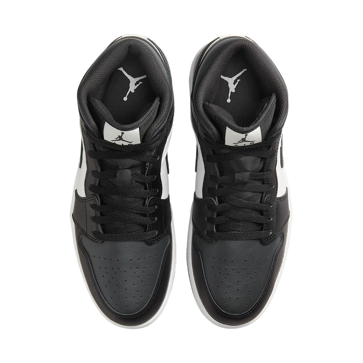 Air Jordan 1 Mid 'Off Noir Toe' Men's Basketball Shoes - Retro Style Sneakers for Casual Wear & Street Fashion