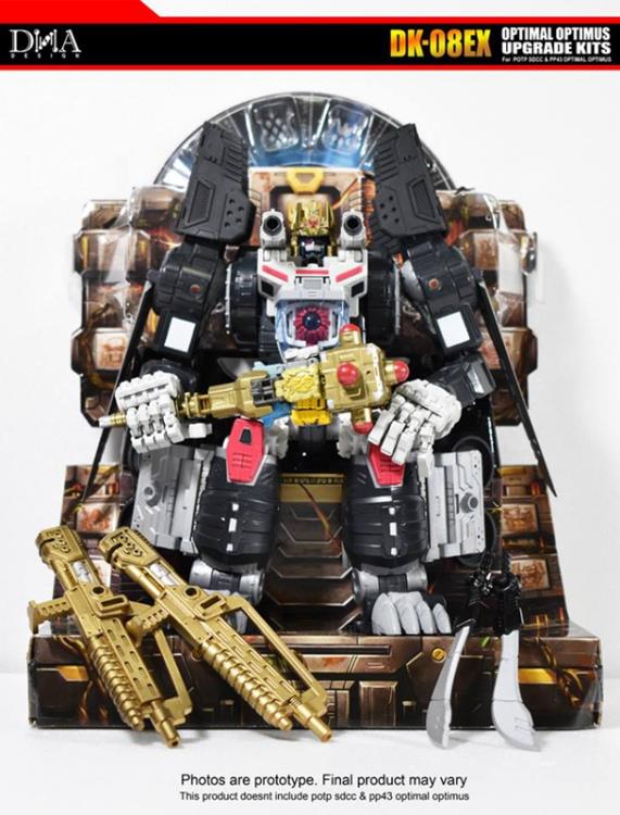 DNA Design DK 08EX Upgrade Kit for POTP SDCC/PP 43 Optimal Optimus - Transformers Toy Accessories for Collectors & Display Enhancement