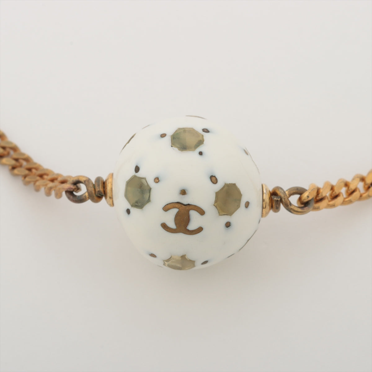Chanel CC Logo Soccer Ball Charm Bracelet - Luxury Fashion Jewelry for Women | Perfect for Gifts, Parties & Everyday Wear