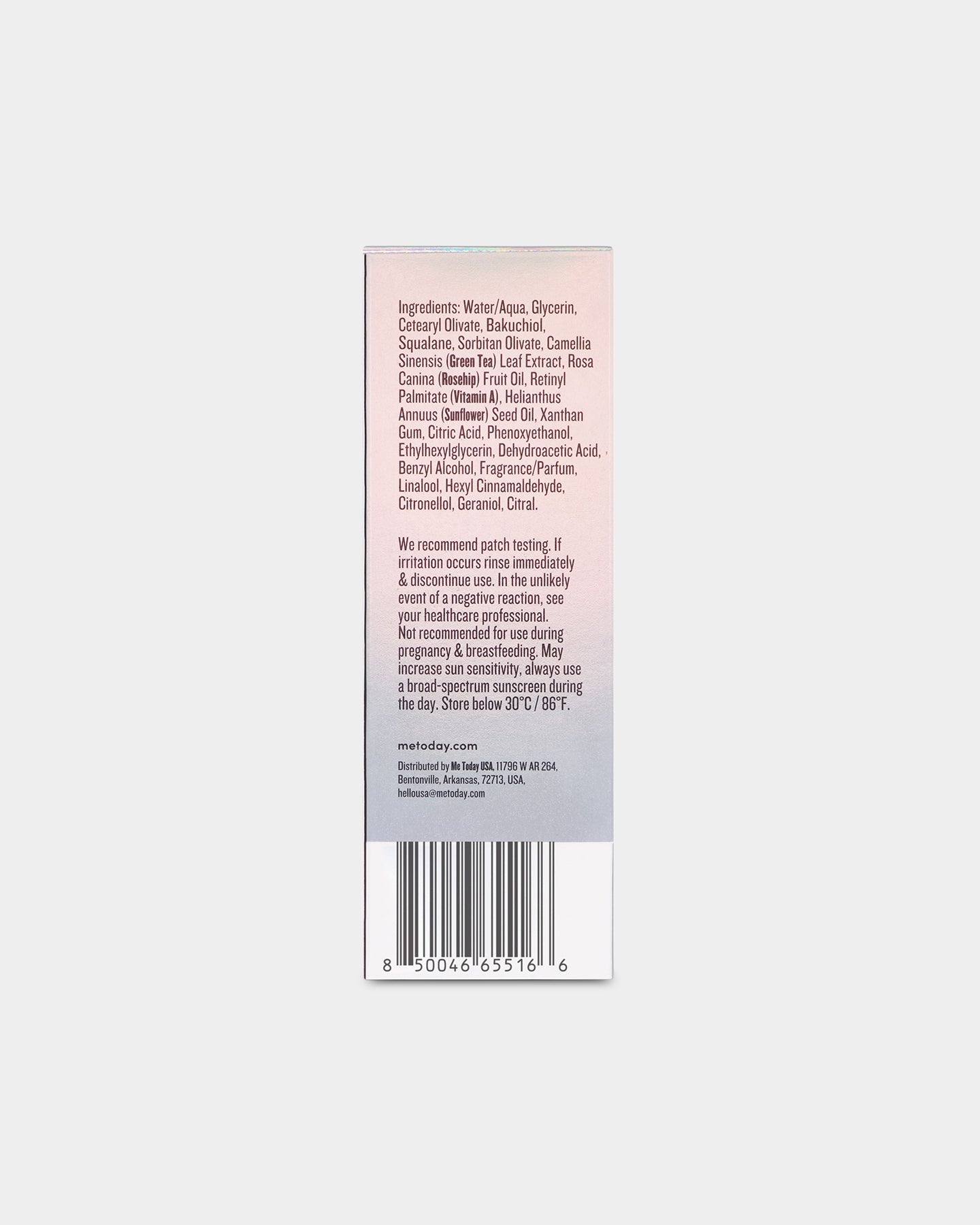 Me Today Vitamin Renew A Serum - Anti-Aging Face Serum with Retinol & Hyaluronic Acid for Wrinkles & Fine Lines - Brightening & Hydrating Skin Care for Day & Night Use